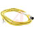 TURCK - SB 3T-2 - 105 degC 250 V 4 A PVC 3 x 22 AWG 2 m Yellow Straight Male Cordset|70036039 | ChuangWei Electronics