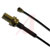 Amphenol RF - 336503-13-0150 - 150 mm MCX Bulkhead Jack to AMC Plug on 1.32mmcable|70381723 | ChuangWei Electronics