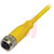 Balluff - BCC05FF - PVC 2m 4 cond. M12 Female to Cut-end; Yellow Cordset|70375552 | ChuangWei Electronics