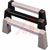 Hammond Manufacturing - 1427MBC - M4-10 0.52 in. 1.64 in. 5.3 in. Bar Handle Anodized Aluminum (Bar) Handle|70163855 | ChuangWei Electronics