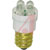 SloanLED - 160-487 - 22 Deg 20 Ma 48 VAC/VDC Clear Pure White Cand Screw T-4 1/2 Lamp, LED|70247074 | ChuangWei Electronics
