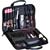 Platt Luggage - 669ZT - 15-5/8x11-1/4x2-1/2, black 50 pockets heavy-duty nylon Case|70216095 | ChuangWei Electronics
