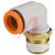 SMC Corporation - KQ2L07-34A - Brass 1/8NPT Connection Diameter 1/4-in Tube Union Elbow One-Touch Fitting|70334588 | ChuangWei Electronics