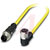 Phoenix Contact - 1406301 - NPL 0.5 m Plug straight M12to Socket angled M12 3-pos.105C PVC M12|70276676 | ChuangWei Electronics