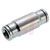 Norgren - 120200700 - 1/2 STR CONNECTOR nkl pl Fitting|70436596 | ChuangWei Electronics