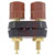 Superior Electric - BP30-2RR10-1 PKG - Hex Gold Plated Brass 1000 V 30 A Larger Stud Nut Binding Post, Double|70120867 | ChuangWei Electronics