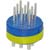 Amphenol Industrial - 97-22-20P - 9 #16 solder cup pin contact blueinsul size 22 insert only connector comp|70141548 | ChuangWei Electronics