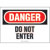 Panduit - PPS0710D116 - Do Not Enter DANGER Header Polyester Adhesive Sign|70386984 | ChuangWei Electronics