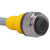 TURCK - RKL 4.4-4/S715 - U-32099 Yellow PVC 4Meter 4 Wire M12 Female Straight Cordset|70252064 | ChuangWei Electronics