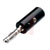 Mueller - BU-00249-0 - Spring Loaded Black 15 A Stackable Set Screw Banana Plug Test Connector|70228722 | ChuangWei Electronics