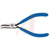 Klein Tools - D320-41/2C - Blue Handle Wire-Forming 60-Deg. Angled Tips Midget Curved Chain-Nose Pliers|70145410 | ChuangWei Electronics