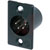 Neutrik - NC4MP-BAG - Receptacle P series 4 pin male - soldercups - black/silver|70549006 | ChuangWei Electronics