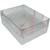 Bud Industries - PN-1343-C - PNSeries 11.81x9.06x4.37In Gray/Clear Lid Polycarbonate,UL94HB Box-Lid Enclosure|70148544 | ChuangWei Electronics