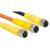 TURCK - PKG 3M-0.6-PSG 3M - PVC 0.6 meters 3 cond. M8 Male to M8 Female; Yellow Cordset|70279226 | ChuangWei Electronics
