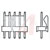 TE Connectivity - 640388-9 - 7A Solder Term 3.96mm Pitch 9 Way 1 RowStraight PCB Header MTA-156 Series|70287369 | ChuangWei Electronics