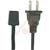 Qualtek Electronics Corp. - 07100-SPO72 - SPT-1(18/2) STRAIGHT 72 IN POWER CORD CABLE ASSEMBLY|70133257 | ChuangWei Electronics