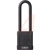 ABUS USA - 74HB/40-75 KD 1-1/2 BLK - Black KD Shackle 1/4in D 3in H 3/4in W 1-1/2in W Plastic Covered Padlock|70567007 | ChuangWei Electronics