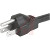Schurter - 6051.2001 - C13 US Plug 2.0m 10A Lead V-Lock Cordset|70232166 | ChuangWei Electronics