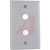 Aim Cambridge-Cinch Connectivity Solutions - 27-8479 - Silver 1/2 in. 2 Outlet Stainless Steel Wall Plate|70081173 | ChuangWei Electronics
