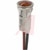 VCC (Visual Communications Company) - 1031D1 - Wire Leads Lens,Flush 208-250 VAC 0.50 In Red Neon Indicator,Pnl-Mnt|70130359 | ChuangWei Electronics