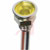 SloanLED - 109-23 - 0.36In. 6In. Wire /Screw T-1 2VDC 0.197In. Yellow LED Indicator,Pnl-Mnt|70015405 | ChuangWei Electronics