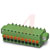 Phoenix Contact - 1851410 - 20 positions (3.81 mm pitch) green 160 V 8 A PC Terminal Block Plug|70055455 | ChuangWei Electronics
