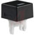 NKK Switches - AT4052AB - 0.291 in. Polycarbonate Black Cap, Lens|70192011 | ChuangWei Electronics