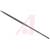 Apex Tool Group Mfr. - 37116 - Flat Cut No. 2 4 in. Round Handle Needle File Nicholson|70220412 | ChuangWei Electronics