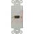 GC Electronics - 32-1003 - with Faceplate - White D#cor-1 High Density HD-15 Female to Female Jack|70159528 | ChuangWei Electronics