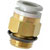 SMC Corporation - KQ2H09-U01A - Brass 1/8 UNI Connection Diameter 5/16-in Tube Half Union One-Touch Fitting|70334655 | ChuangWei Electronics