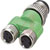 Phoenix Contact - 1683549 - 40.7mm Nickel Plate 3 Pole M12 Plug to 6 Pole M8 Socket Adapter|70342277 | ChuangWei Electronics