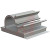 Essentra Components - KKL-4-RT - Gray 1/2 in. 1/16in. 3/4 in. 3/4 in. Adhesive Clamp|70209013 | ChuangWei Electronics