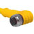 TURCK - WKC 4.4T-1 - U0500-43 Yellow PVC 1 Meter 4 Wire M12 Female Right Angle Cordset|70321845 | ChuangWei Electronics