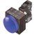 Siemens - 3SB3217-6AA50 - 24 V ac/dc IP66 22.3mm Cutout Blue Incandescent Control station indicator|70383468 | ChuangWei Electronics