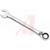 Apex Tool Group Mfr. - FRRM18 - Steel Chrome Fin 9.45In. Long 18Mm Combo Reversible Ratcheting Wrench Crescent|70222285 | ChuangWei Electronics
