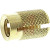 RS Pro - 278578 - M6 flush Brass push in expansion insert|70790302 | ChuangWei Electronics