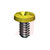 Keystone Electronics - 9190-7 - Brass-Yellow Slot/Phillip OD .282 .250 L 6-32 Thread Binding Head Screw|70183250 | ChuangWei Electronics