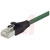 L-com Connectivity - TRD855SCRGR-3 - 3 Ft. Shielded RJ45 Male-RJ45 Male Cat 5E Cable Assy|70375227 | ChuangWei Electronics