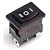 TE Connectivity - PRASA1-16F-BB000 - Black On-Off QuickConnect SPST 16A Rocker Power Switch|70156032 | ChuangWei Electronics