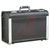 Platt Luggage - HT321I - bottom glides locks aluminum frame vinyl black color 19x12x8 Catalog Case|70216041 | ChuangWei Electronics