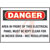 Panduit - PPS0710D66 - NEC Regulations DANGER Header Polyester Adhesive Sign|70386992 | ChuangWei Electronics