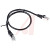 RS Pro - 557060 - PVC Cat5e Ethernet Cable Assembly Black 500mm F/UTP|70639935 | ChuangWei Electronics