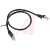 RS Pro - 557060 - PVC Cat5e Ethernet Cable Assembly Black 500mm F/UTP|70639935 | ChuangWei Electronics