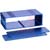 Box Enclosures - B4-080BL - 2.11 H X 6.68 W X 3.15 L BLUE ANODIZED 10 SCREWS 2 PLATES ALUM ENCLOSURE|70020280 | ChuangWei Electronics