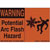 Panduit - PPS0507W2100 - WARNING Pot Arc Flash Hazard adhesive polyester sign black/orange 5.00x7.00