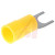 RS Pro - 6139564 - Yellow Vinyl M4 12 - 10AWG Insulated Crimp Spade Connector|70646247 | ChuangWei Electronics