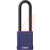 ABUS USA - 74HB/40-75 MK PURPLE - Purple MK Shackle 3in H 1/4in Dia 1-1/2in W 6 Pin Plastic Covered Padlock|70566928 | ChuangWei Electronics