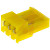 TE Connectivity - 3-640427-3 - 0.156 in. Nylon 90 deg Locking Ramp IDC Standard 3 Receptacle Connector|70042770 | ChuangWei Electronics
