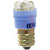 SloanLED - 160-606 - 30 Deg 500 mcd 25 mA 60 VAC/VDC Clear Ultra Blue Cand Screw T-4 1/2 Lamp, LED|70015556 | ChuangWei Electronics