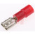 RS Pro - 6139845 - 22 - 16 AWG 4.75x0.5mm FDNI1 Series Red Insulated Crimp Receptacle|70646275 | ChuangWei Electronics
